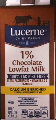 1% Chocolate Lowfat Milk