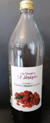 100 % pur jus pomme & fruits rouges