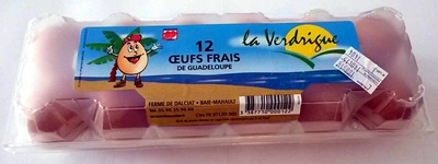 12 œufs frais de Guadeloupe