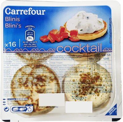 16 Minis Blinis Extra