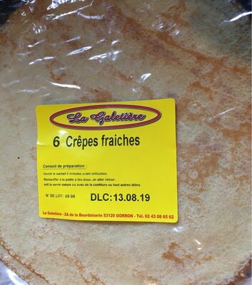 6 crepes fraiches