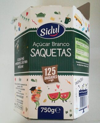 Açúcar branco saquetas