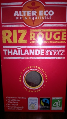 ALTER ECO - Riz rouge