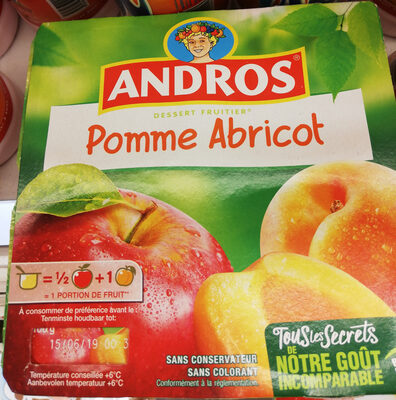 andros pomme abricot