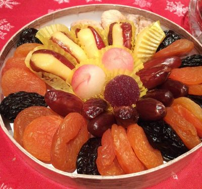 Assortiment de fruits secs