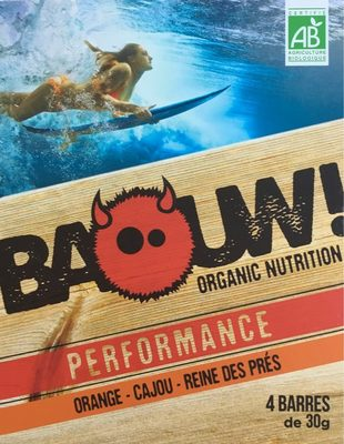 Barre Femme Performance Orange Cajou Rein des prés