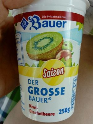 Bauer Joghurt Kiwi Stachelbeere