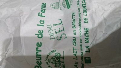 Beurre de la ferme demi sel