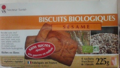 Biscuits Biologiques Sesame