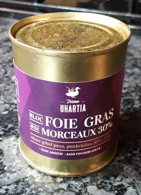 Bloc Foie gras avec morceaux 30%