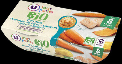 Bols carottes pommes de terre saumon BIO