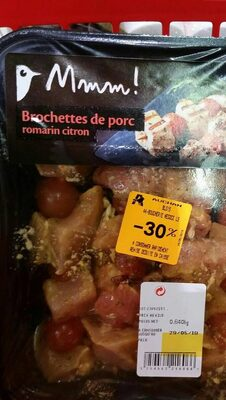 Brochette de porc romain  citron