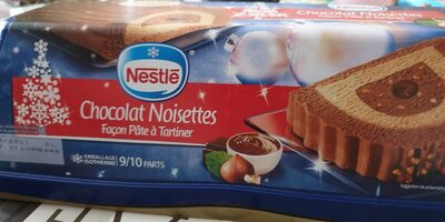 Buche chocolat noisettes façon pâte à tartiner
