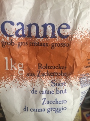 Canne - sucre de canne brut