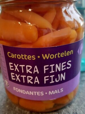 Carottes extra fines