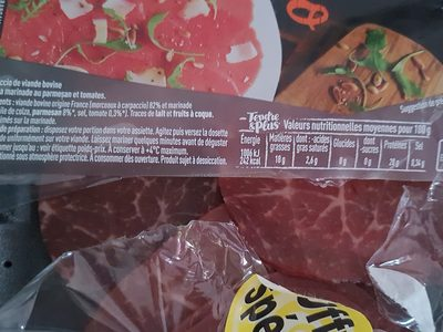 Carpaccio de bœuf