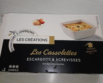 Cassolette escargot écrevisses