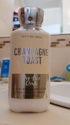 Champagne toast body lotion