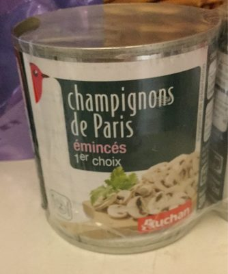 Champignons de Paris 1er choix eminces
