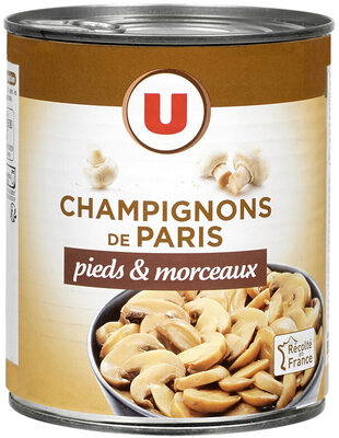 Champignons de Paris pieds et morceaux