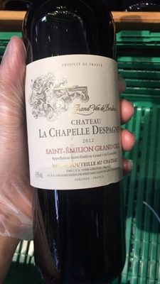 CHATEAU LA CHAPELLE DESPAGNET 2012 SAINT-ÉMILION GRAND CRU