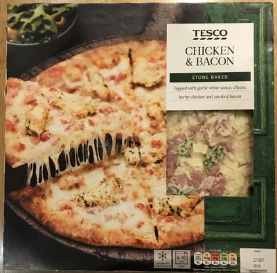 Chicken & Bacon stone baked pizza