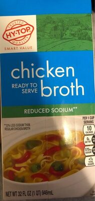 Chicken ready to serve broth