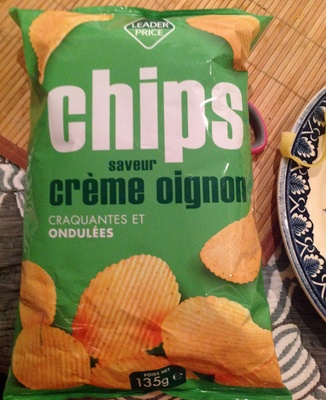 Chips crème oignon