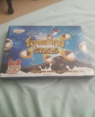 Choco milk feasting biscuits stars
