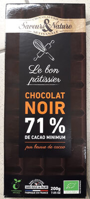 Chocolat 71% Patissier (200 GR)