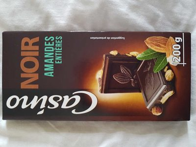 Chocolat Noir Amandes Entières
