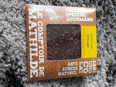 Chocolat noir pétillant