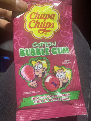 Chupa Chups Cotton Bubble Gum Cherry