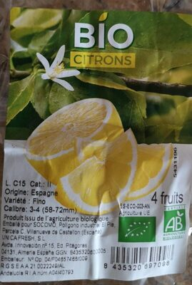 Citrons bio