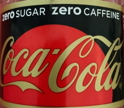 Coca Cola zero sugar zero caffeine