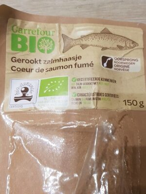 Cœur de saumon fumé