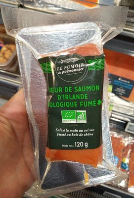 Cœur de Saumon Fumé d'Irlande Biologique Fumé