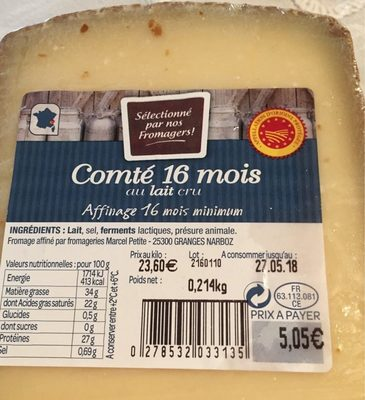Compté 16 mois