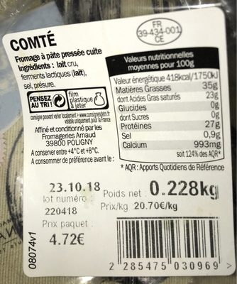 Comte bio