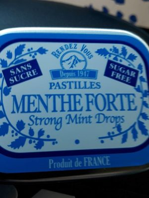 Confiserie Pastilles Menthe Forte Sans Sucre