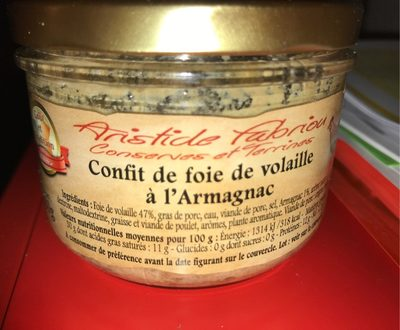 Confit de foie de volaille a l’Armagnac