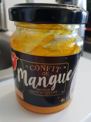 Confit de mangue pointe de piment de cayenne