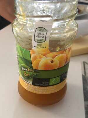 Confiture d'abricots bio extra