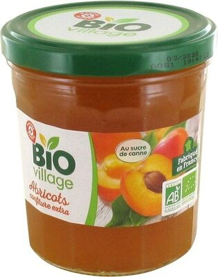 Confiture extra d'abricots bio
