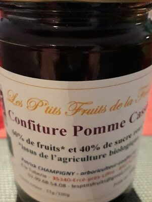Confiture pomme cassis