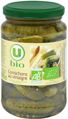 Cornichons biologiques au vinaigre