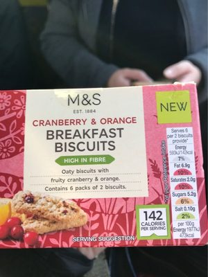 Cranberry & orange breakfast biscuits