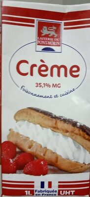 Crème 35,1% foisonnement et cuisine