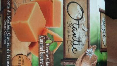 Crème glacée caramel beurré salee