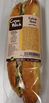 Croc wich kebab halal